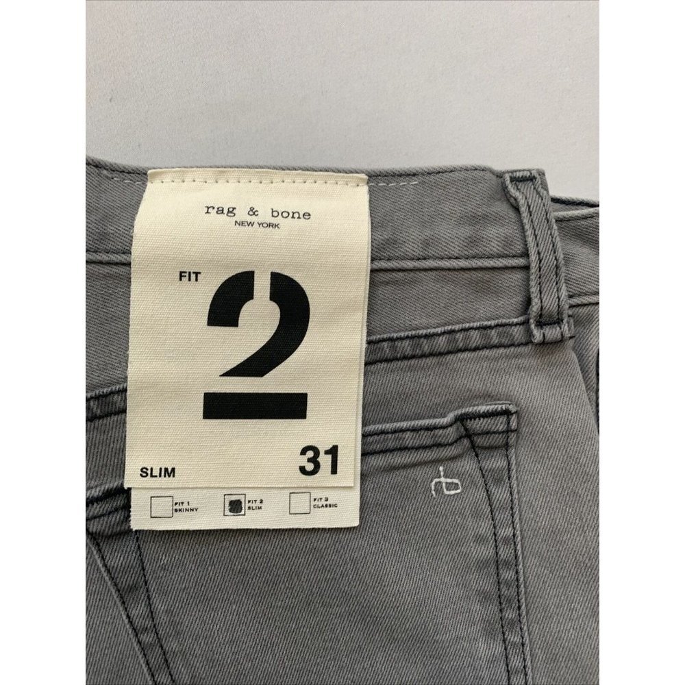 Rag & Bone Men's Gray Fit 2 Slim Jeans NWT - Picture 10 of 14